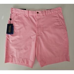 NWT POLO GOLF RALPH LAUREN Golf Tailored Fit Pink Wicking Stretch 9" Shorts 34